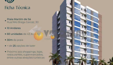 Apartamento com 2 dormitórios à venda, 67 m² por R$ 535.000,00 - Martim de Sá - Caraguatatuba/SP