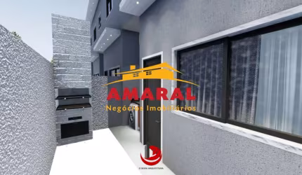 Casa em condomínio fechado com 2 quartos à venda na Rua Santa Dionízia, Jardim Universo, Mogi das Cruzes, 80 m2 por R$ 490.000