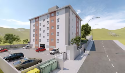 Apartamento com 1 quarto à venda na Rua Arnoldo Boll, 1, Bom Viver, Biguaçu por R$ 166.019