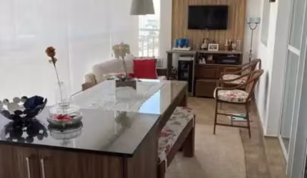 APTO A VENDA NO  TATUAPÉ, SEMI MOBILIADO, 02 VAGAS + DEPÓSITO, TERRAÇO GOURMET !!