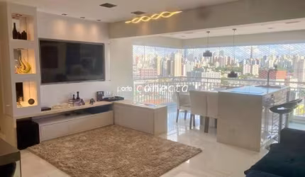 APTO NO TATUAPÉ, REFORMADO E SEMI MOBILIADO, TERRAÇO GOURMET, 02 VAGAS !!