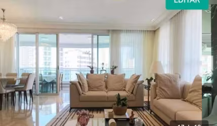 APTO A VENDA NO JD. ANÁLIA FRANCO, ALTO PADRÃO DE CONSTRUÇÃO, ACABAMENTO E TECNOLOGIA, ANDAR ALTO, SEMI MOBILIADO, 05 VAGAS ! ! !
