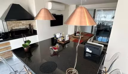 LINDO APTO A VENDA NO TATUAPÉ, AMPLO TERRAÇO GOURMET, SEMI MOBILIADO, 03 VAGAS + DEPÓSITO !!