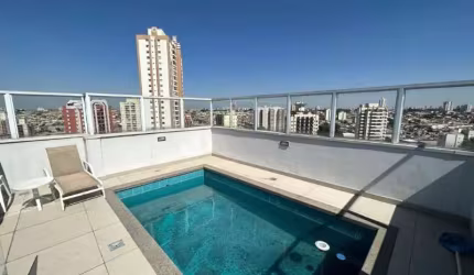 EXCELENTE COBERTURA A VENDA, PRÓX. AO SHOP. ANÁLIA FRANCO, MOBILIADA E DECORADA, VARANDA GOURMET, PISCINA, 03 VAGAS !!