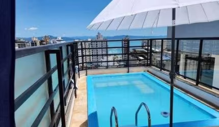 Duplex com terraço e vista Mar, reformado, 3 quartos e 2 vagas - À venda próximo ao Beiramar Shopping.