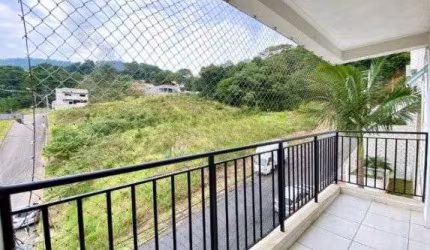 Semi mobiliado com sacada com churrasqueira, 2 quartos e 2 vagas à venda no Ipiranga em São José