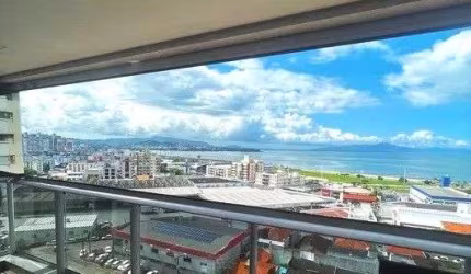 Andar alto, Sacada com churrasqueira e vista Mar, 3 quartos e 2 vagas à venda no Kobrasol.