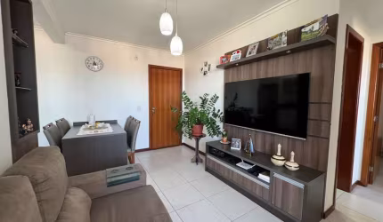 Semi mobiliado, 2 quartos e 1 vaga de garagem - À venda em condomínio clube no bairro Bela Vista, Palhoça.