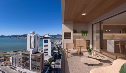 À venda no bairro Estreito! Novo, 146m², 3 suítes, sacada com churrasqueira e 2 vagas de garagem.