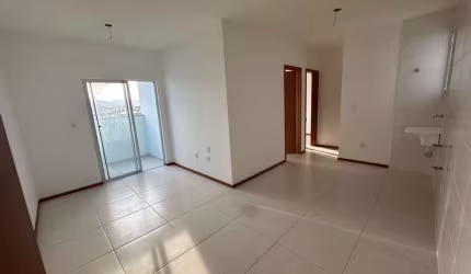 Locação | 2 quartos, Sacada com churrasqueira e 1 vaga de garagem - Nova Palhoça.