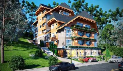 APARTAMENTO 2 QUARTOS SYRAH RESIDENZIALE GRAMADO, Lagos do Bosque, Gramado - RS
