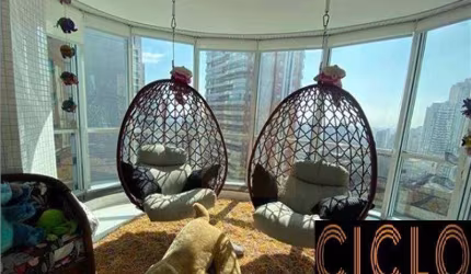 Apartamento  varanda gourmet 4 suítes à venda, 335 m² por R$ 5.000.000 - Anália Franco - São Paulo/SP