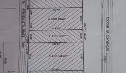 Terreno à venda na Rodovia da Convenção, 100, Canjica, Salto, 6433 m2 por R$ 1.650.000