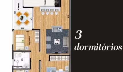 Apartamento com 3 quartos à venda na Rua Hélio Tomba, 99, Itu Novo Centro, Itu, 86 m2 por R$ 425.000