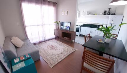 AP 1 DORM MOBILIADO 48 M2 PROXIMO PARK SHOPPING BARIGUI