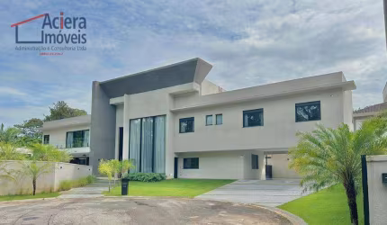 GRANJA VIANA - São Paulo II - Mansão moderna mobiliada, com fundos para área de preservação do condomínio