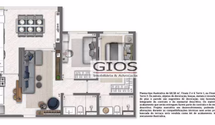 Apartamento à venda, 68 m² por R$ 810.000,00 - Vila Carrão - São Paulo/SP