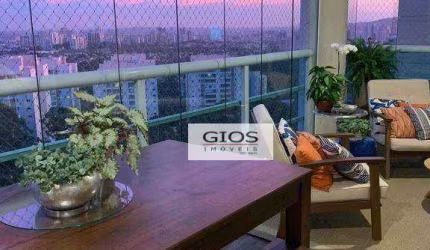 Apartamento no Reserva Ereditá com 202m e 03 suítes - varanda gourmet