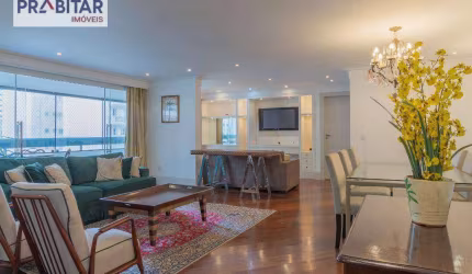 Apartamento com 4 dormitórios para alugar, 147 m² por R$ 17.750,00/mês - Moema - São Paulo/SP