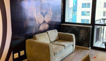 Apartamento com 1 dormitório para alugar, 38 m² por R$ 8.563,00/mês - Itaim Bibi - São Paulo/SP