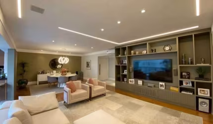Imperdível apartamento à venda em Santos-SP, no Boqueirão: 4 quartos, 4 suítes, 4 salas, 5 banheiros, 3 vagas, 235m²!