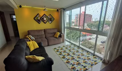 Venda de Apartamento 3 Quartos no Bairro Marapé, Santos-SP: 116m², Suíte, 2 Salas, 2 Banheiros, 2 Vagas!