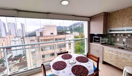 Apartamento à venda em Santos-SP, bairro José Menino! 3 quartos,lazer completo