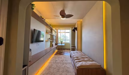 Apartamento com 1 quarto, Boqueirão, Santos