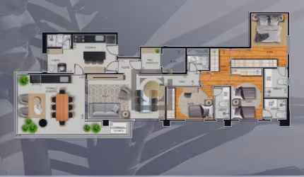 APARTAMENTO A VENDA NO EMBARÉ, 3 QUARTOS, LAZER COMPLETO E 3 VAGAS DE GARAGEM !