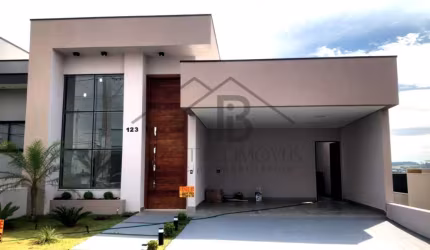 VENDE-SE BELÍSSIMA CASA NO CONDOMÍNIO JARDIM PIEMONTE COM 198 m2 DE ÁREA CONSTRUÍDA EM UM LOTE DE 300 m2