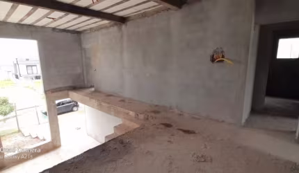 Sobrado em fase de acabamento