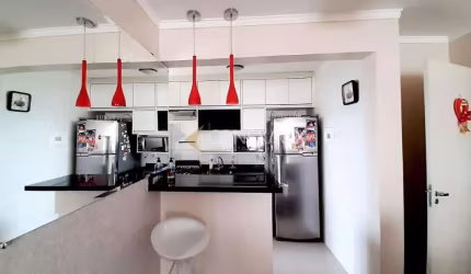 Apartamento com 3 quartos à venda na Rua Romeu Chiminasso, 730, Chácara das Nações, Valinhos, 62 m2 por R$ 350.000