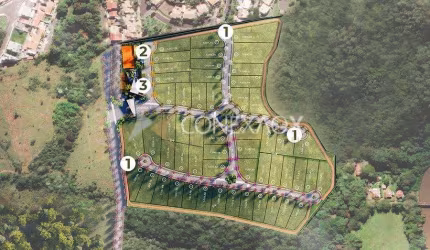 Terreno em condomínio fechado à venda na Rodovia Heitor Penteado, Vila Brandina, Campinas por R$ 1.432.000