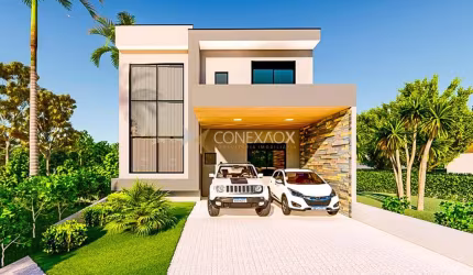 Casa em condomínio fechado com 3 quartos à venda na Avenida Luiz Greco, 225, Vila Monte Alegre, Paulínia, 176 m2 por R$ 1.240.000