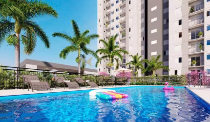 Apartamento com 2 quartos à venda na Rua Emma Frederici Geraldelli, 790, Jardim Rosolém, Hortolândia, 41 m2 por R$ 287.000