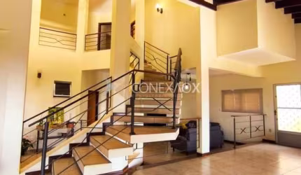 Casa em condomínio fechado com 3 quartos para alugar na Rua San Conrado, 3485, Loteamento Caminhos de San Conrado (Sousas), Campinas, 385 m2 por R$ 5.000