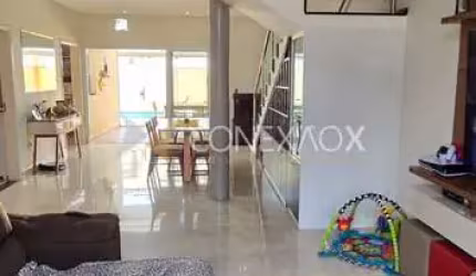 Casa em condomínio fechado com 3 quartos à venda na Avenida Santana, 1990, Jardim Golden Park Residence, Hortolândia, 217 m2 por R$ 1.200.000
