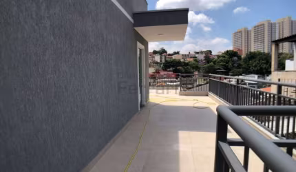 APARTAMENTO EM COBERTURA COM TERREÇO, CONTENDO 2 DORMITÓRIOS, NO TUCURUVI