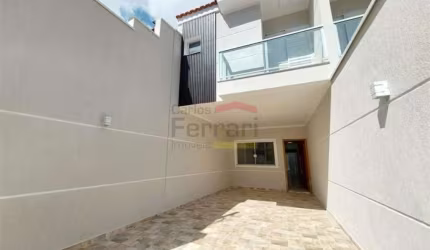 Sobrado Novo 3 dormitórios, sendo 1 suíte, 2 vagas 101m²
