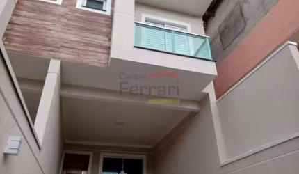 Sobrado Novo 3Dormitórios, sendo 1 Suíte, 2 Vagas 145m²