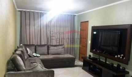 SOBRADO COM 3 DORMITÓRIOS, SENDO 01 SUÍTE, CHURRASQUEIRA - TERRENO COM  250 m2