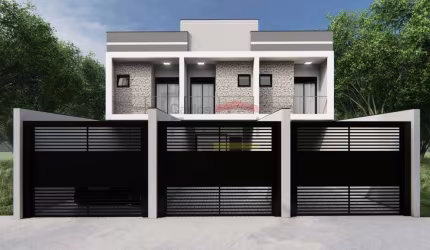 Sobrado novo de alto padrão, com 3 suítes, espaço Gourmet e 2 vagas