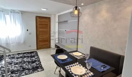 Casa Mobiliada  de Condomínio com 2 Quartos e 3 banheiros , 1vaga - Casa Verde Alta