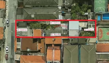 Oportunidade imperdível para investidores e construtores, terreno com 500m² (10X50)!