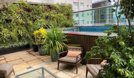 Cobertura Penthouse, 454 metros, 4 vagas, 3 suítes. Perdizes, Venda e Locação