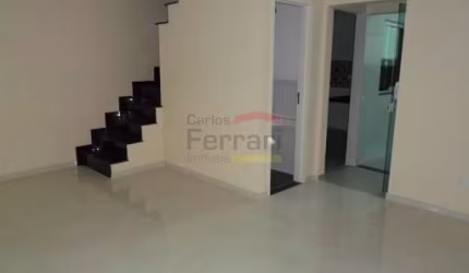 Sobrado novo em condomínio em Santana, 3 dormitórios, sendo 1 suíte e 2 vagas, próximo  Braz Leme