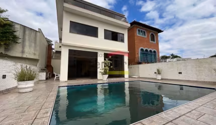 Casa Térrea Assobradada 464m² Jardim São Bento 4 suítes 6 vagas piscina churrasqueira salão de festa