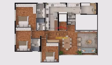 Apartamento Venda, Metrô, Paraíso, 3 dormitórios, 2 Vagas