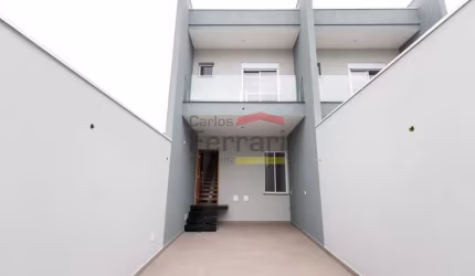 Sobrado Novo com 3 Suítes, Espaço Gourmet e 2 Vagas - Parada Inglesa