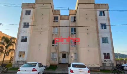 Apartamento com 2 dormitórios para alugar, 44 m² por R$ 2.612,76/mês - Forquilhas - São José/SC
